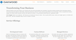 Desktop Screenshot of oakwoodsys.com