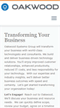 Mobile Screenshot of oakwoodsys.com